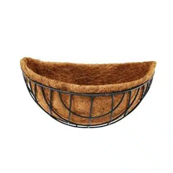 half round coco basket 045734991583 - hands garden center